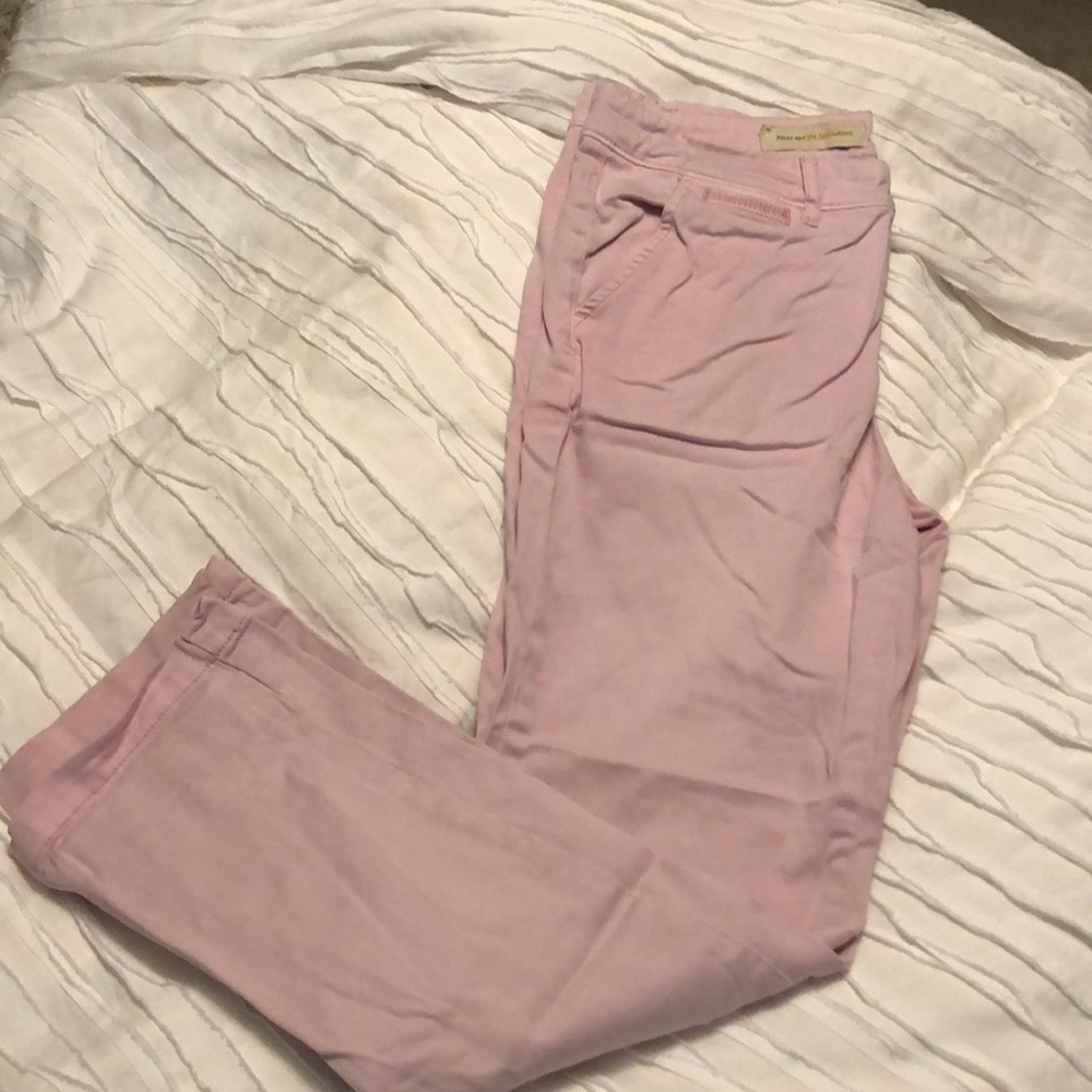 Anthropologie pink pant